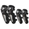 Stainless Steel Motorcycle Knee Elbow Guards Set 4pcs All-Season Crash Protection Adult Riders Cycling Protective Gear Safety