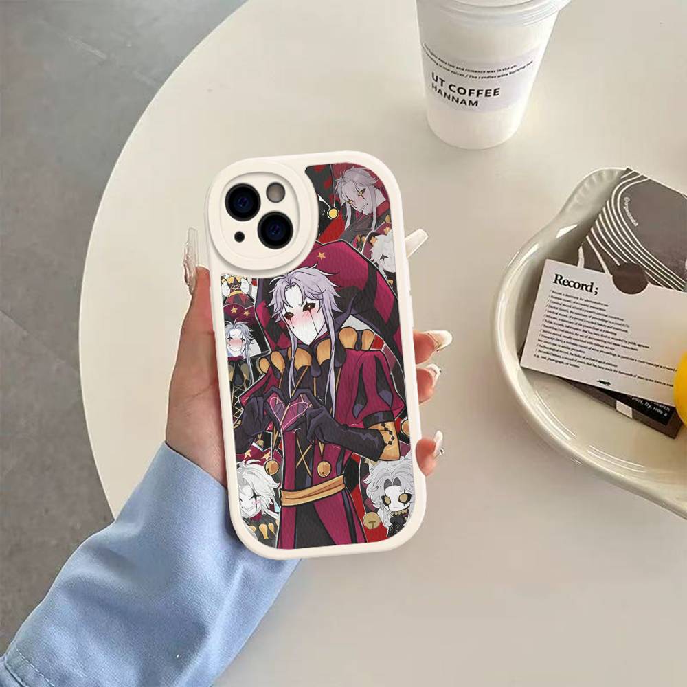 

The Freak Circus Pierrot Phone Cover For IPhone 11 12 13 14 15 16 Pro Max Mini Plus Soft Leather Case iPhone 16pro max