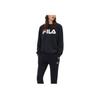Fila Fleece Crewneck Pullover Sweatshirt Unisex Sweatshirt Black F51U344231A-NV