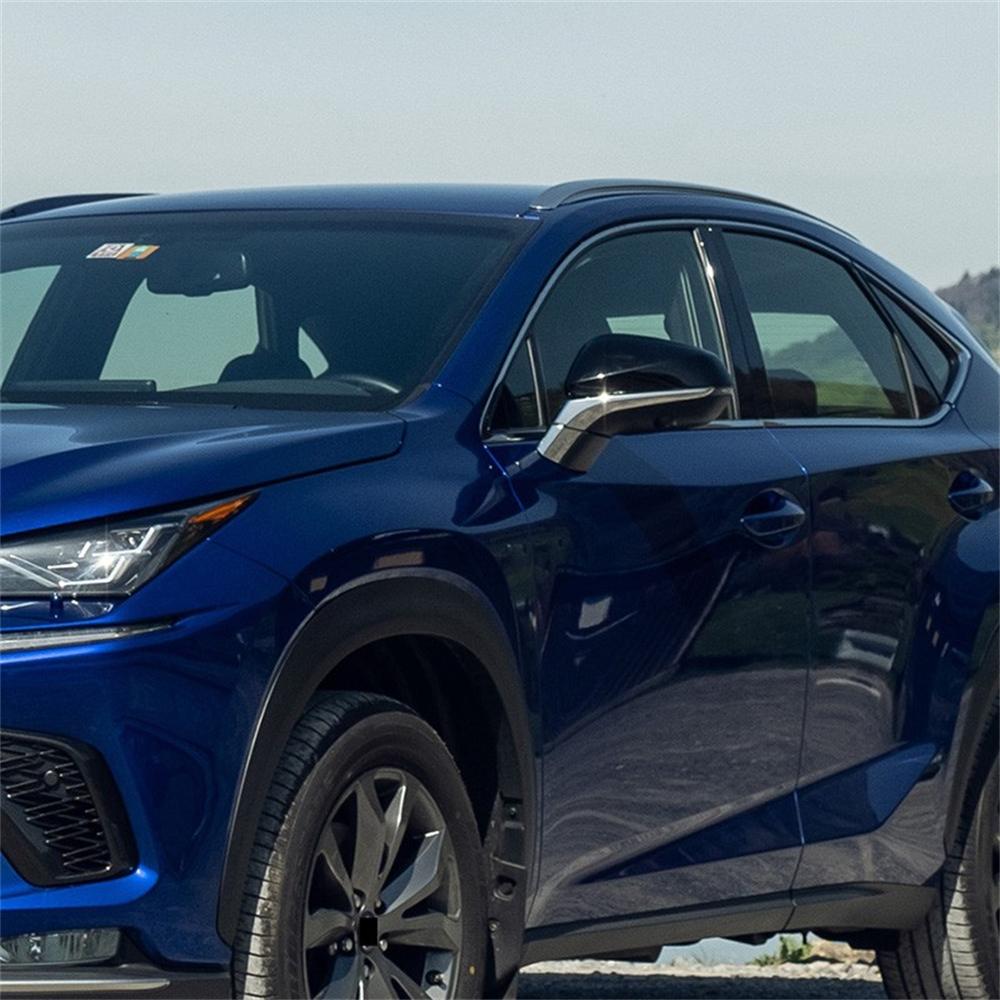 For Lexus Nx350 Rx350 2015-2024 Side View Mirror Cover Cap Overlays Gloss Black