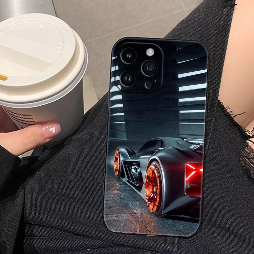Luxury Sports Car Dream Cover Phone Case For iphone Apple 17 AIR 16E 16 15 14 13 12 11 Pro XR Max 8 7 Plus TPU Case Funda Shell IPHONE16PLUS