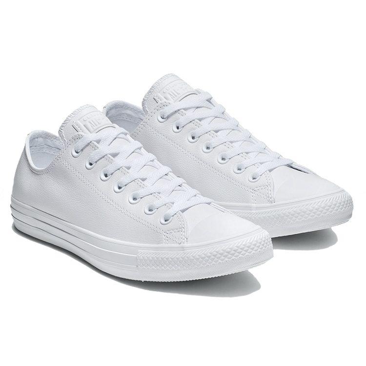 Chuck Taylor All Star Converse Ox Leder 'Weiß' 136823C