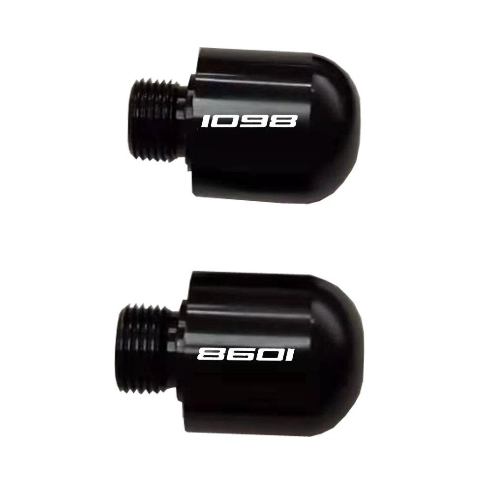 

CNC Motorcycle Handlebar Ends Grips Slider for Ducati 1098/S/Tricolor 1098 Motorbike Handler Bar чёрный