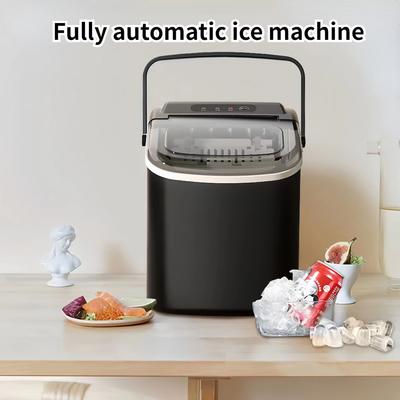 105W Tam Otomatik Buz Küpü Yapma Makinesi Küçük Süt Çay Dükkanı Ticari Buz Makinesi Ev Zekası Buz Yapma Makinesi