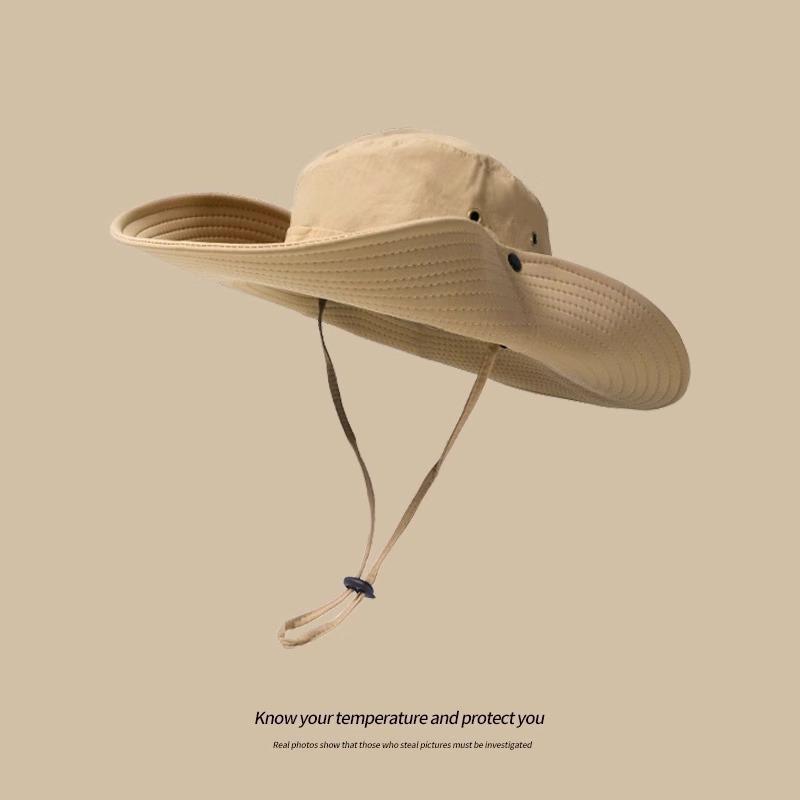 Western Cowboy Hat Bucket Hat Climbing Desert Sun Hat Female Outdoor Sun Male Visor Hat Hiking Hat
