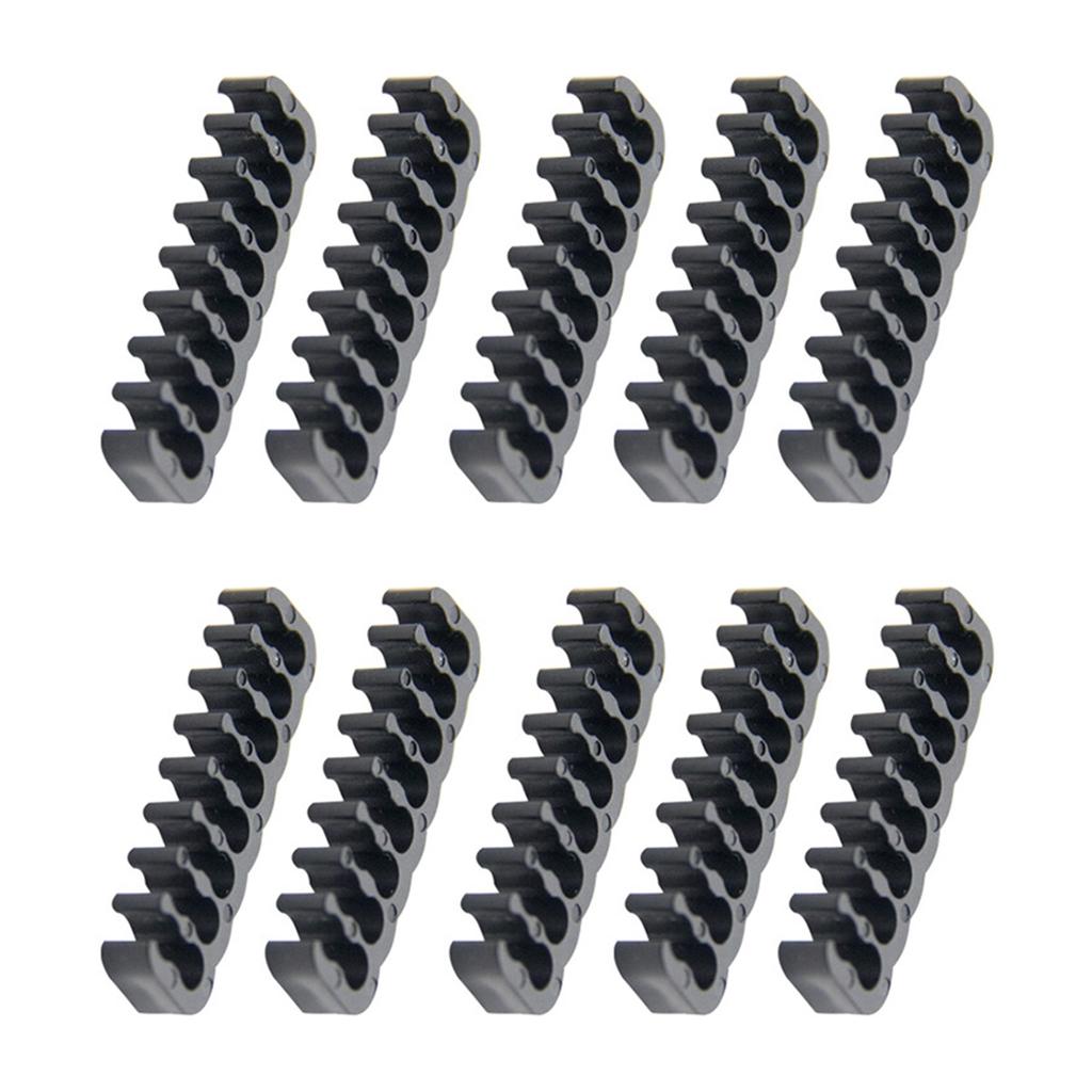 10pcs Cable Comb Clamp Cable Clip Organizers Computer Cable Management Comb For Organizing PSU Cable Convenient To Use