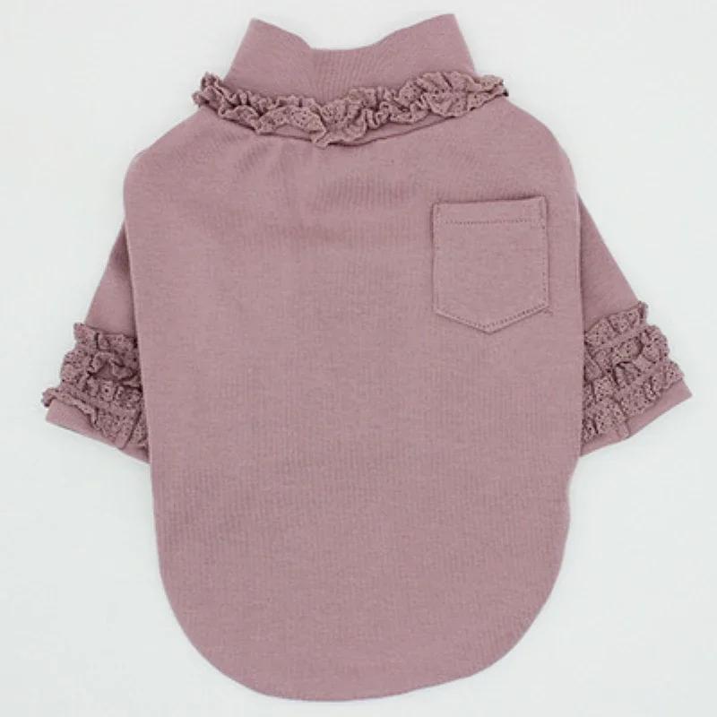 Cotton Dog Dress T-shirt Spring Summer Cat Dog Clothes Puppy Costumes Yorkshire Pomeranian Bichon Poodle Schnauzer Pug Clothing