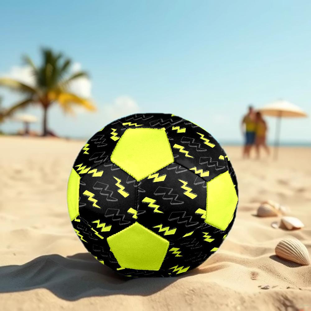 1pc Bolt Durable Soccer Ball/Football, Size 5, Perfect for Training, Entertainment And Competition,Gift yy26060677