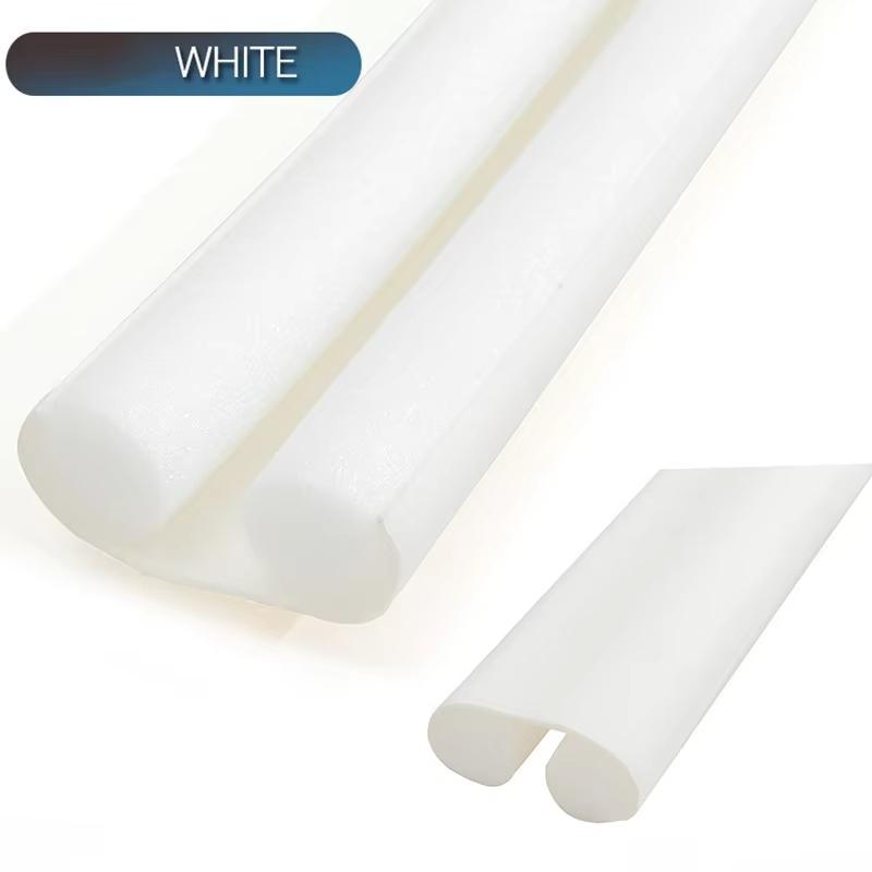 

Double-sided Door Bottom Sealing Strip - Wear-Resistant Leather with Sound Insulation, Dust and Insect Proof, Easy Installation белый