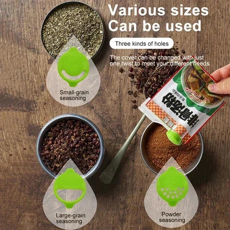 Kitchen Storage Storage Spice Organizer Rack Wall-mounted Punch-Free Spice Bag Holder Seasoning Bag Storage Rack Gripper Tools