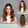 Fashion Women's Medium Gradient Long Curly Wig Big Wave Chemical Fiber Wig