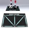 Soccer Train Mat Rubber Non Slip Backward Dribbling Training Agility Footstep Training Mat for Indoor Outdoor 90x60cm