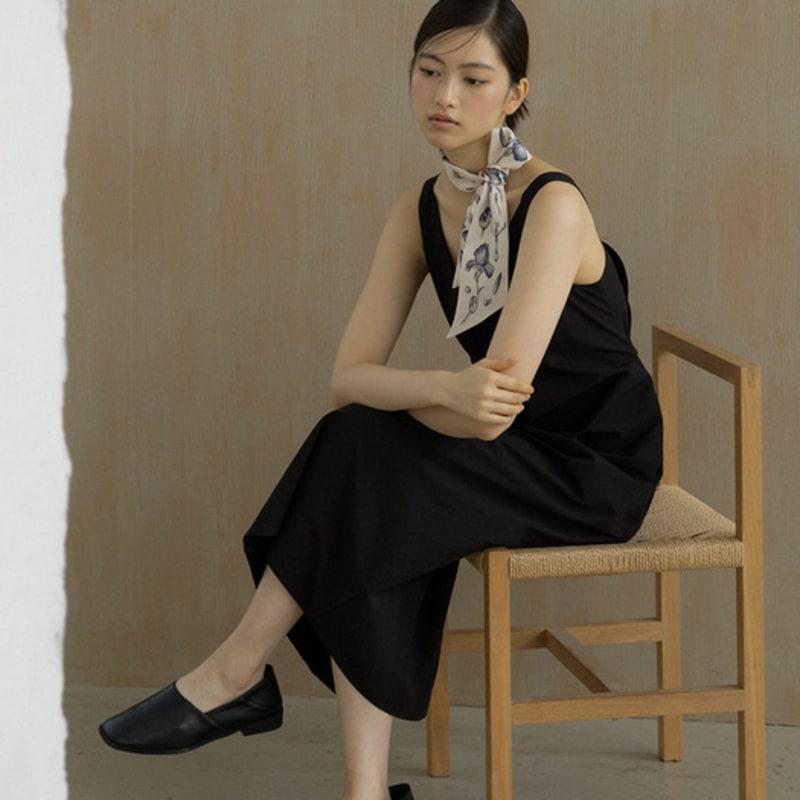 AVVINA PELLE Iris Langer Twilly Seidenschal - Dunkelblau