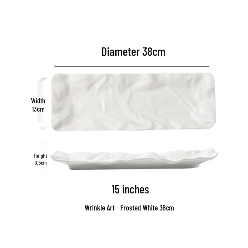 

Japanese Ceramic Pleated Serving Plate