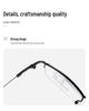 Color-Changing Bifocal Progressive Reading Glasses with Intelligent Zoom, Titanium Memory Frame, and Anti-Blue Light Protection