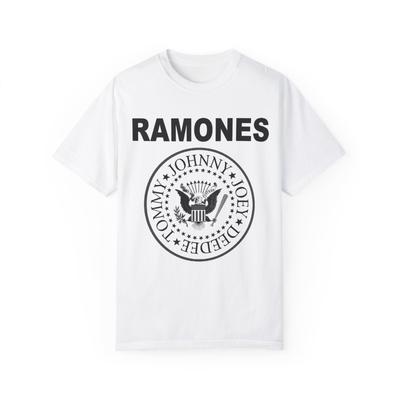 Ramones T-Shirt, Ramones Unisex garment-gefärbtes T-Shirt