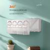 Universal Wall-Mounted Air Conditioner Dust Cover: Anti-Blow Windshield, Windproof Curtain, Full Sleeve Protection for Cabinet Machines