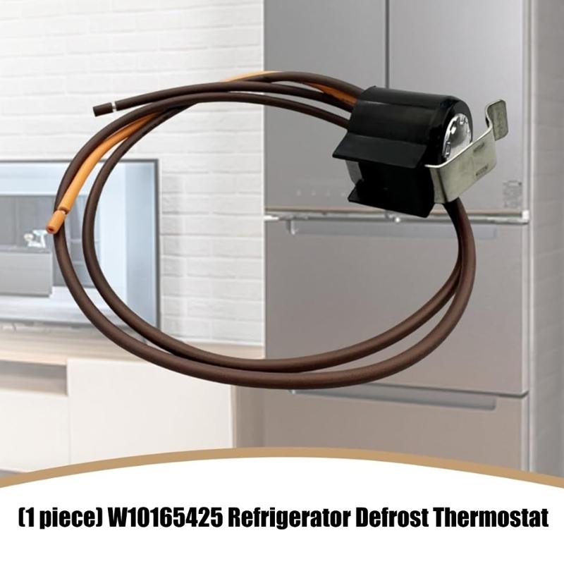 W10165425 Refrigerator Defrost Thermostat Heat Resistant Refrigerator Defrost Control Part Easy to Installation