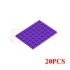 10PCS 6X8 Dots Base Plate Classic MOC DIY City Figures Building Blocks Bricks Parts Compatible with 3036 Children Toys Gift