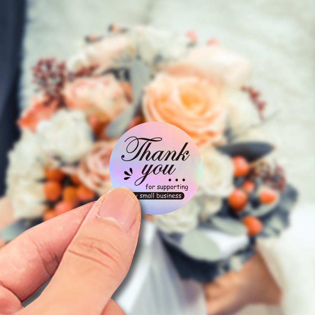Laser Thanks Post 500 Photos/roll Thank You Wedding Shopping Handbag Feel