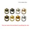 Rings Rivets for Leather Purse Stud Screw Metal Ring Studs Rivets for Wallet Strap Accessories Leather Purse Hardware