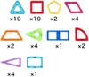 Bornelund Magformers Dinosaur Set Japanese Instructions Ages 3 and Up [40 Pieces] [Includes Booklet] (MF708003J)