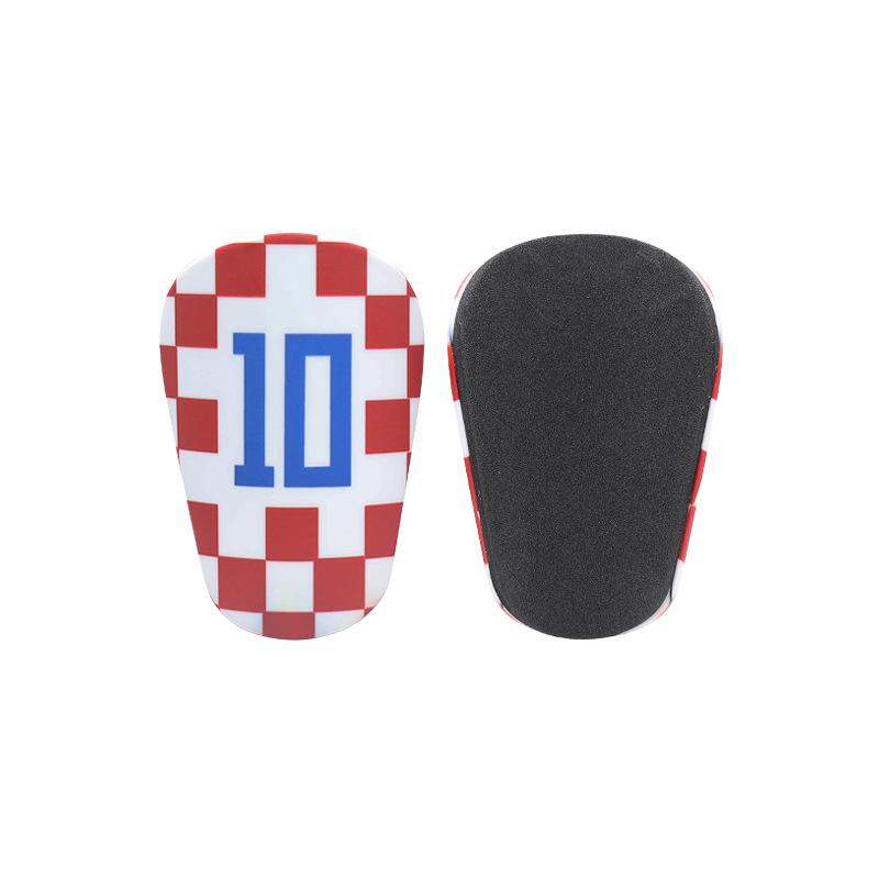 Ultra-light, High-temp Resistant Shin Guards for Adults and Kids - Football Socks with Star Number Inserts.