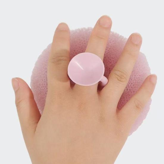 2Pcs Sunflower Bath Brush with Suction Cup Deep Exfoliating Shower Sponge 3D Honeycomb Structure Shower Scrubber