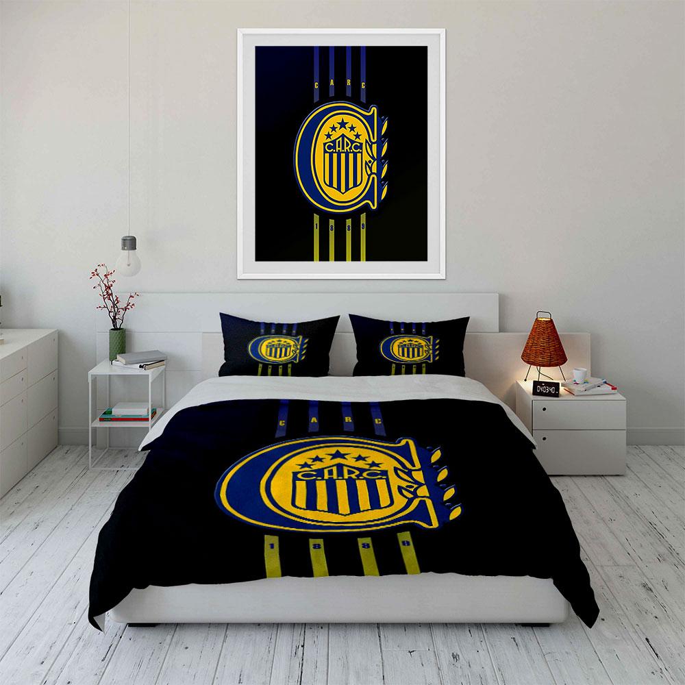 "Blue Gold Shield Bedding Set" Bedding Duvet Cover Set Duvet Cover Pillowcases  (1 * Duvet Cover 2 * Pillowcases, without duvet insert)