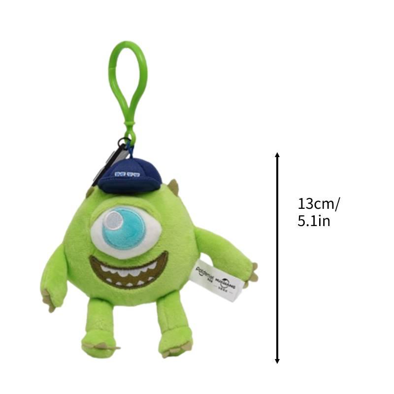 

Sullivan Big-eyed Monster Plush Keychain Blue/green Colorful Backpack Accessory Mike