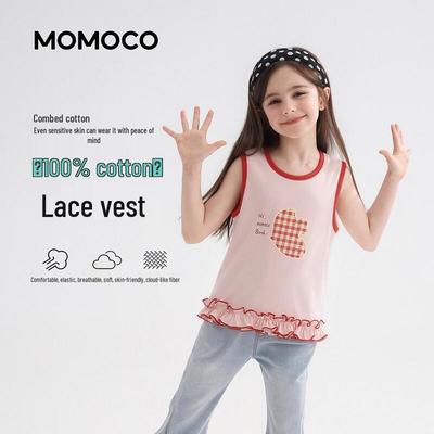 MOMOCO Girls' Breathable Cotton Vest