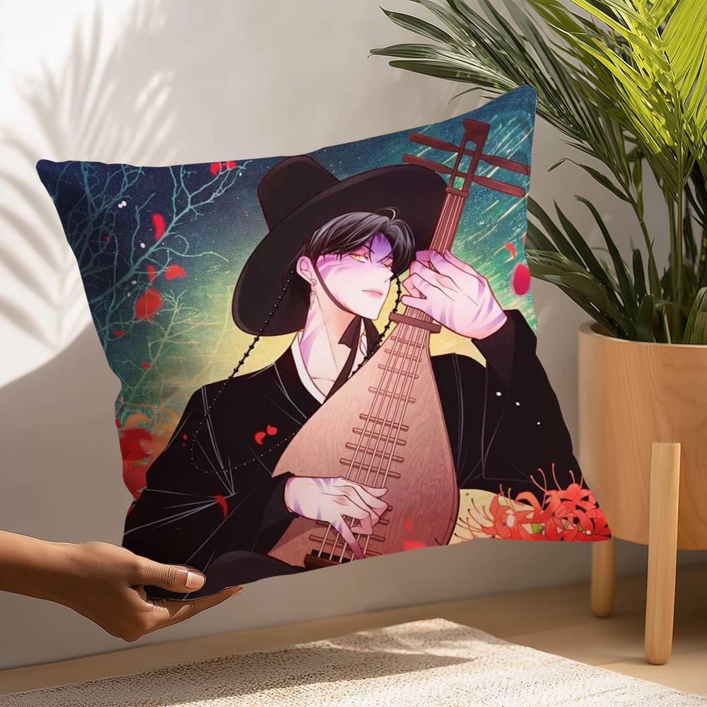 K-kpop D-Demon H-Hunters Pillow Case Plush Fabric Soft  Pillowcase Double Sided Print Cushion Cover Household Gifts