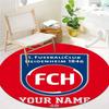 Fc Haim Logo Custom Name Round Area Rug Carpet Rug For Living Room Bedroom Sofa Playroom Decor Nonslip Floor Mat