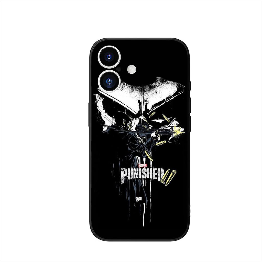 The Marvel Punisher Skull Case for Motorola Moto G54 G05 G24 G55 G75 G9 G85 G15 G57 G86 Power Edge 50 30 Ultra Fusion neo Pro
