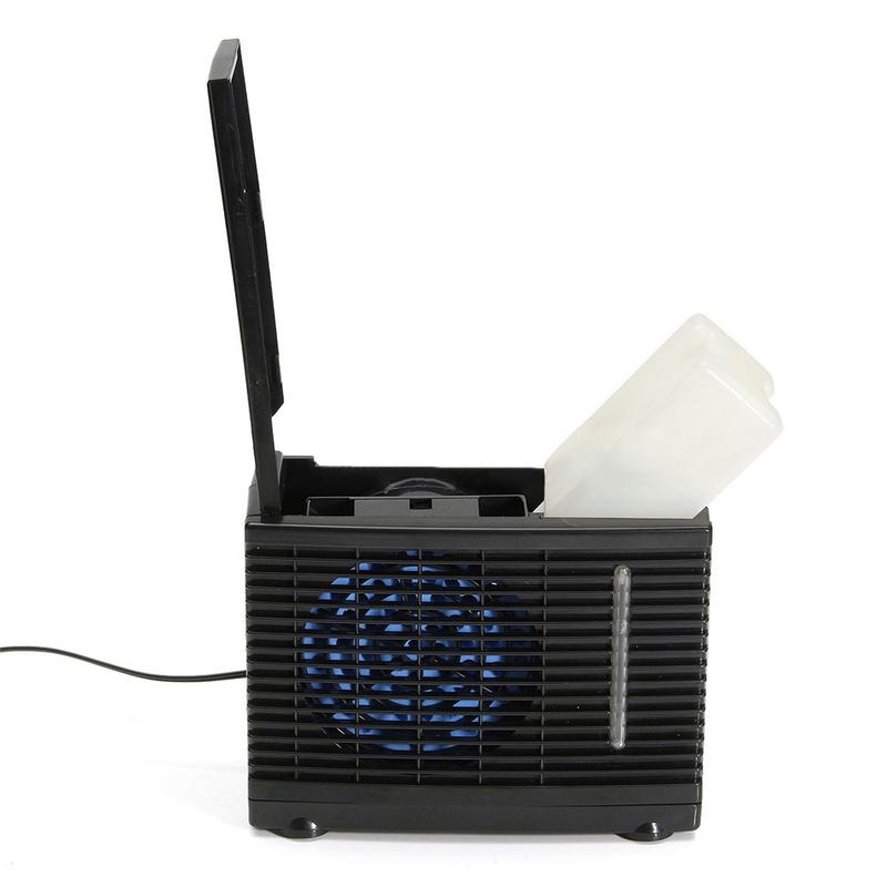 Портативный автомобильный вентилятор-охладитель Автомобильный электронный воздухоохладитель Охлаждающий вентилятор 12В Черный China Mainland