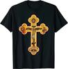 Ελληνικό Ορθόδοξο Σταυρός Ιησούς Χριστός T-Shirt 100% Βαμβάκι Κυκλική Λαιμόκοψη Καλοκαιρινό Κοντομάνικο Casual Ανδρικό T-Shirt Μέγεθος S-3XL - Ανδρικό Καλοκαιρινό...