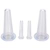 4 pièces Ventouses Naturelles en Silicone pour le Visage Ventouse d'Aspiration Pousseur d'Huile Faciale Suction Face Artifact Shujing