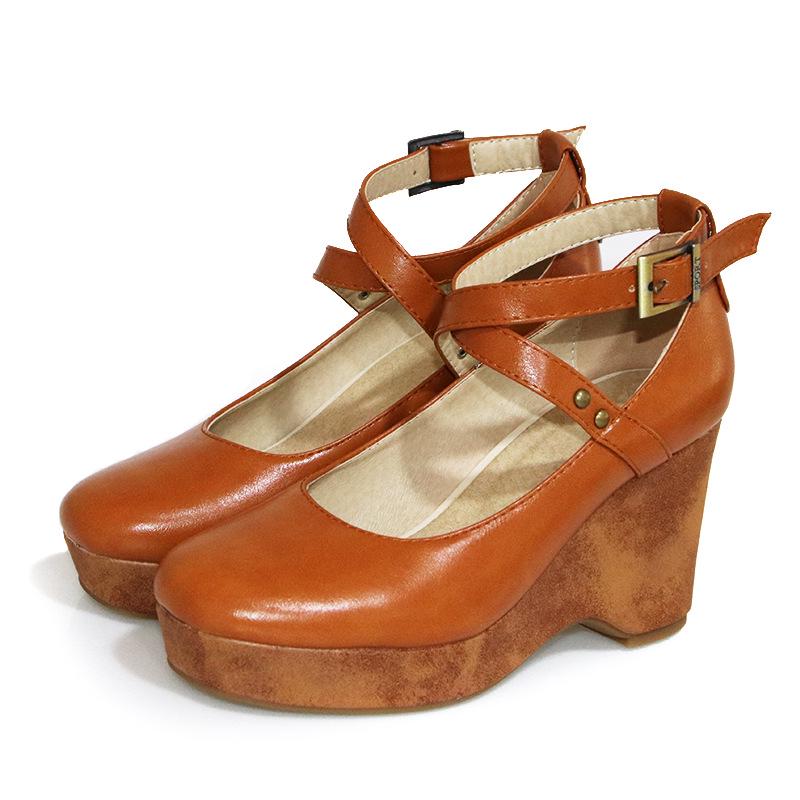 

Buckle Cross Strap High Heel Sandals Women 34-43 42