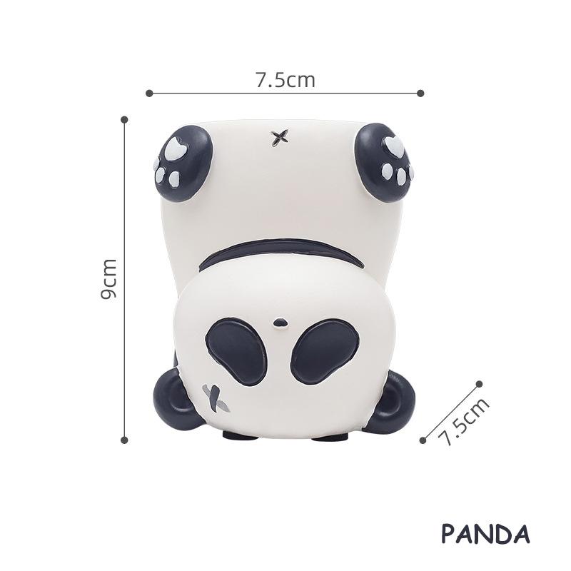 Handstand Cute Animal Flower Pot for Succulents Cactus Air Plants Planter Fairy Garden Figurines Home Table Office Decoration