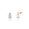 L-Carat Square Earrings LLES21002S