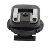 Black ABS CSM‑3 Hot Shoe Adapter Flash Mount Adapters for Camcorder Camera Accessory