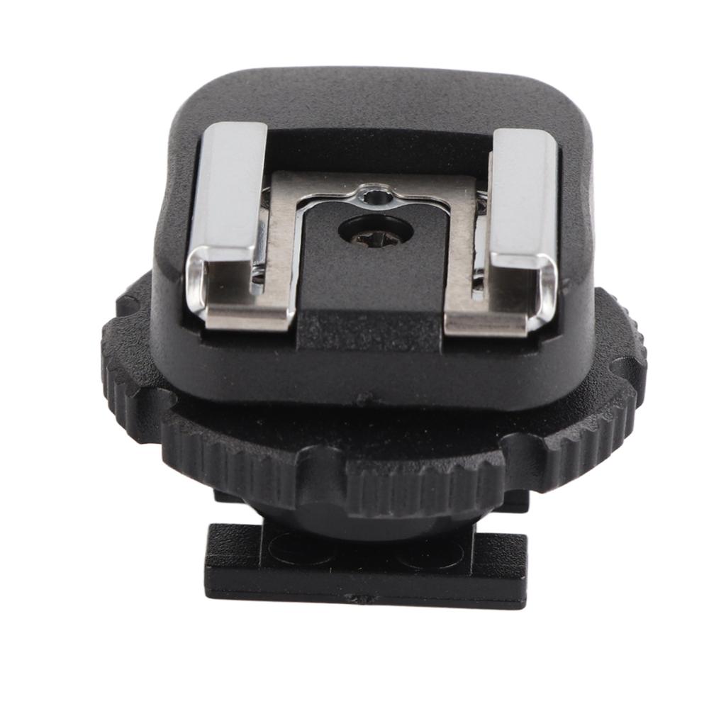 Black ABS CSM‑3 Hot Shoe Adapter Flash Mount Adapters for Camcorder Camera Accessory