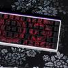Side Printed Keycaps Intricate Pattern Theme for 60% 68% Mechanical Keyboards Heat Sublimation Printing