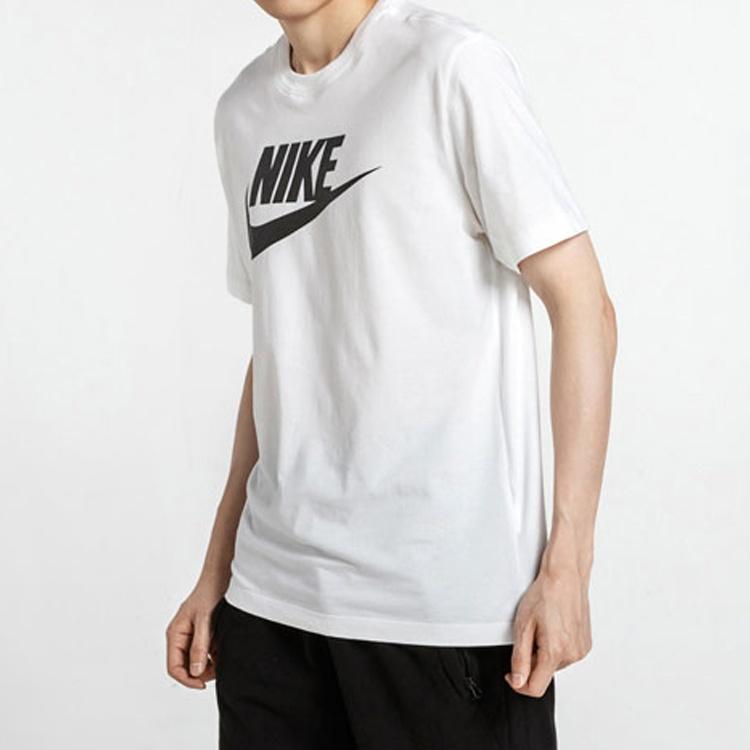Nike Sportswear Classical Logo Printed TEE Men White Men's AR5005-101