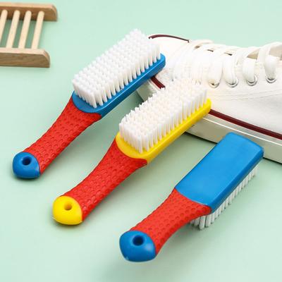 Cleaning Brush Ergonomic Handgrip Anti-scratch Plastic Versatile Wear-resistant Shoe Cleaner Brush Housework
