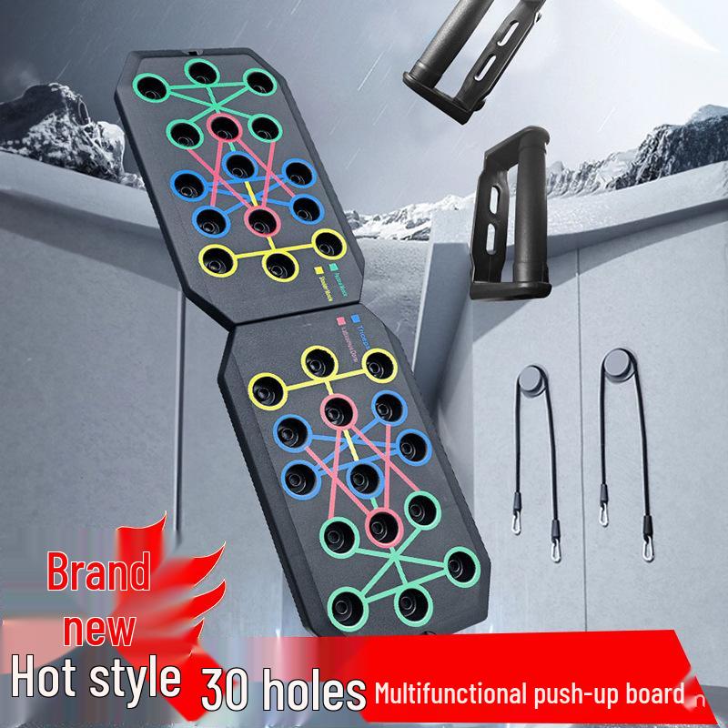 Portable Multifunctional Push-up Board for Home Training - Pectoral and Abdominal Muscle Exercise Equipment for Men