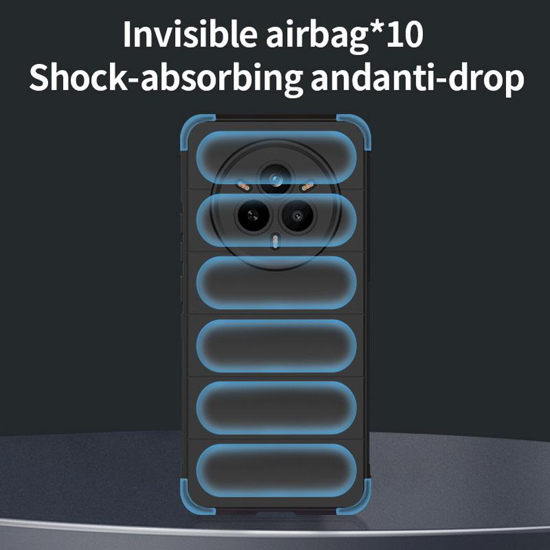 Airbag Anti-drop case For Realme 14 Pro + 13 Pro 12 Plus 12 Pro 11 Pro 10 9 Realme V60 P2 Pro Shockproof Armor Heavy Duty Cover