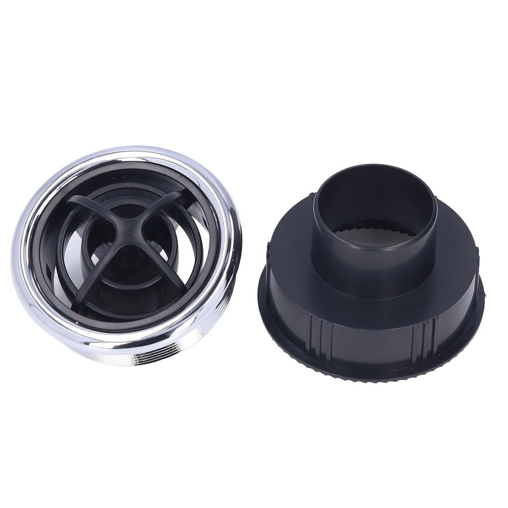 Round Air Conditioning Vent ABS AC Deflector Outlet Vent Thread Style for RV Bus Car