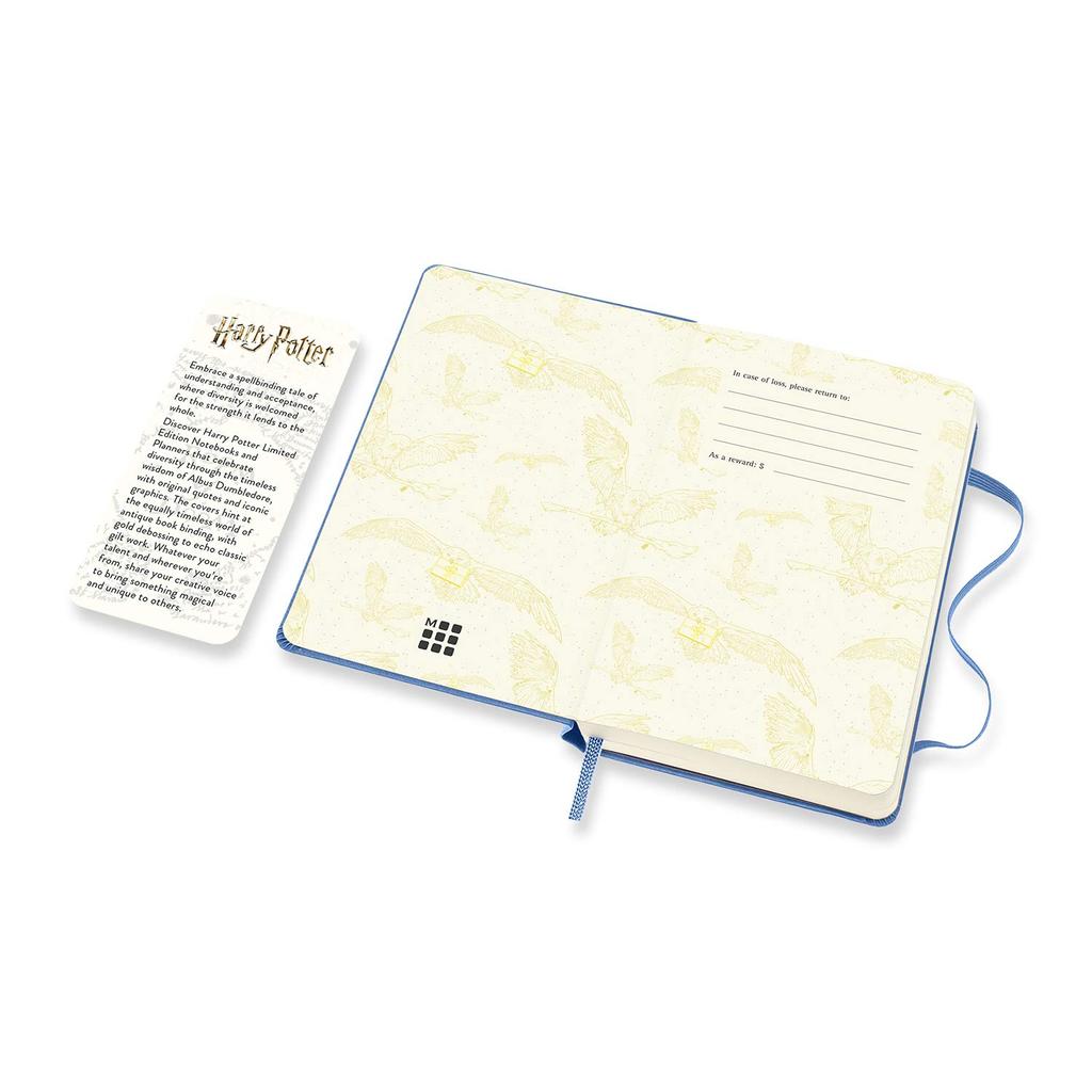 Moleskine Harry Potter Planner 2022 January Start 12 Months Daily Diary Hardcover Pocket Size X Blue DHP12DC2Y22 (9cm 14cm)