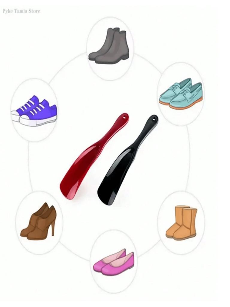 Portable Ergonomic Shoe Horn Hands-Free Shoe Lifter Convenient Shoe Helper for Home Travel Elderly & Pregnant Daily Use